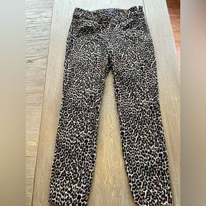 J crew Winnie pants. Cheetah print in great condition!